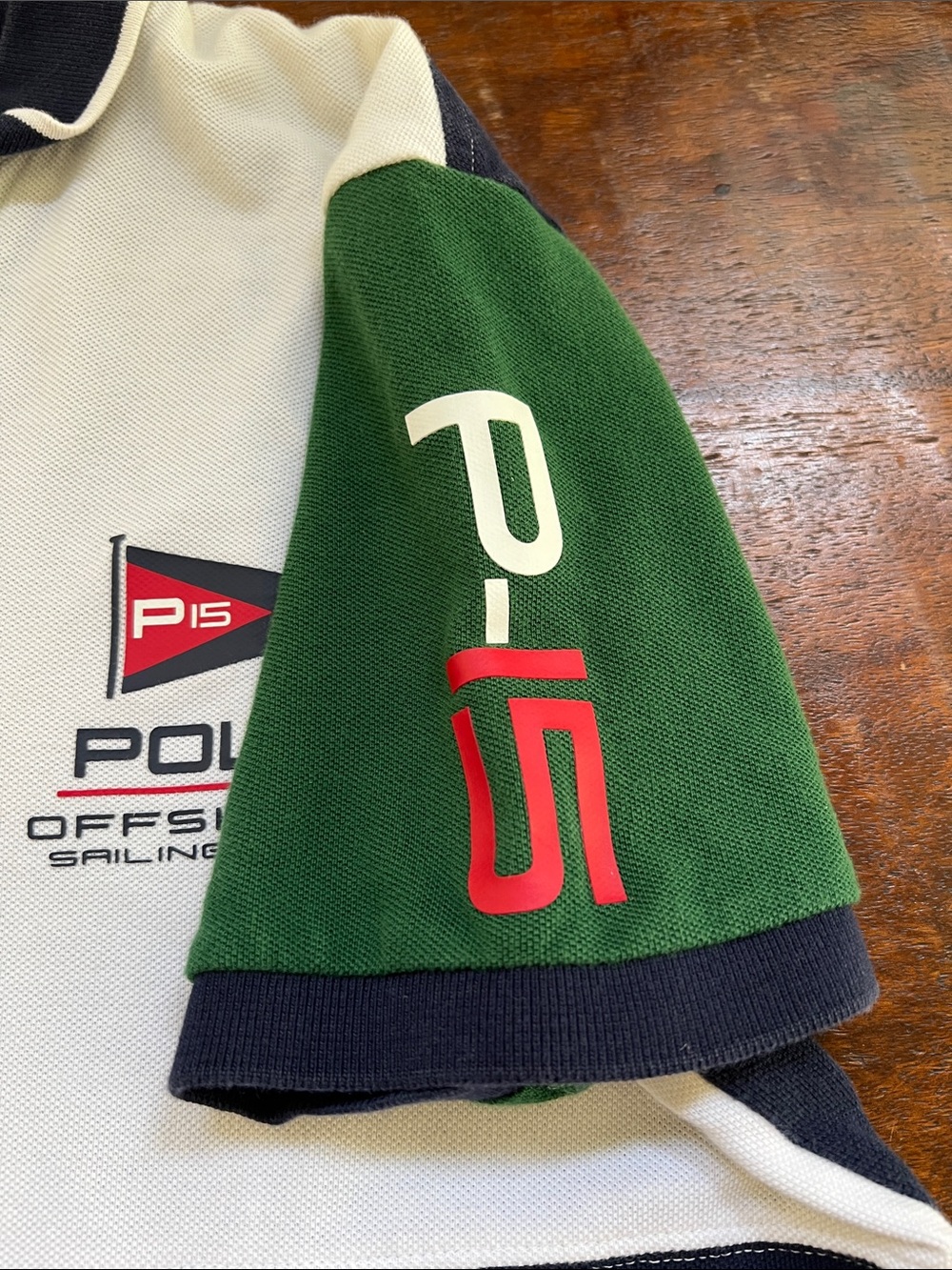Polo Ralph Lauren "Open 65" Offshore Sailing Team Patchwork Polo Shirt Men's M - Picture 7 of 13